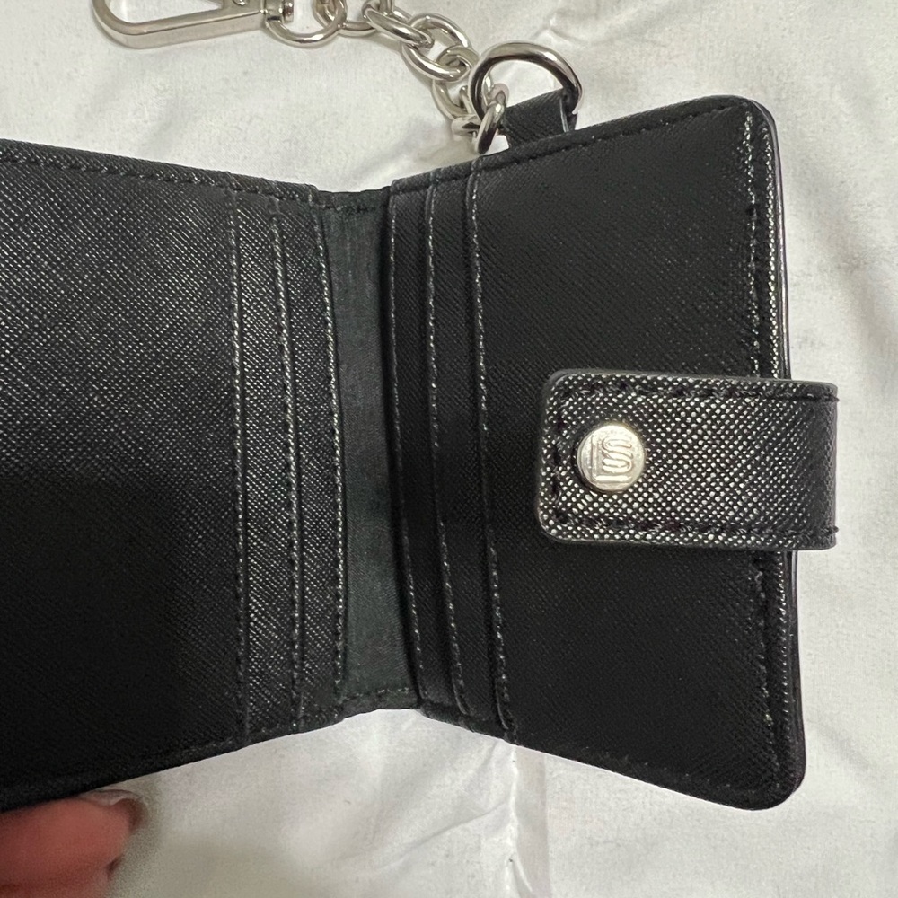 Black Card Case With Key Chain Attachment - image 2